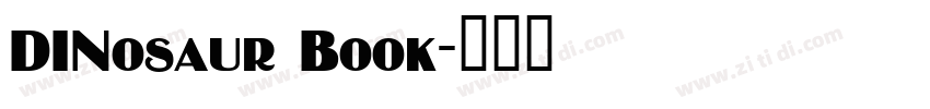 DINosaur Book字体转换